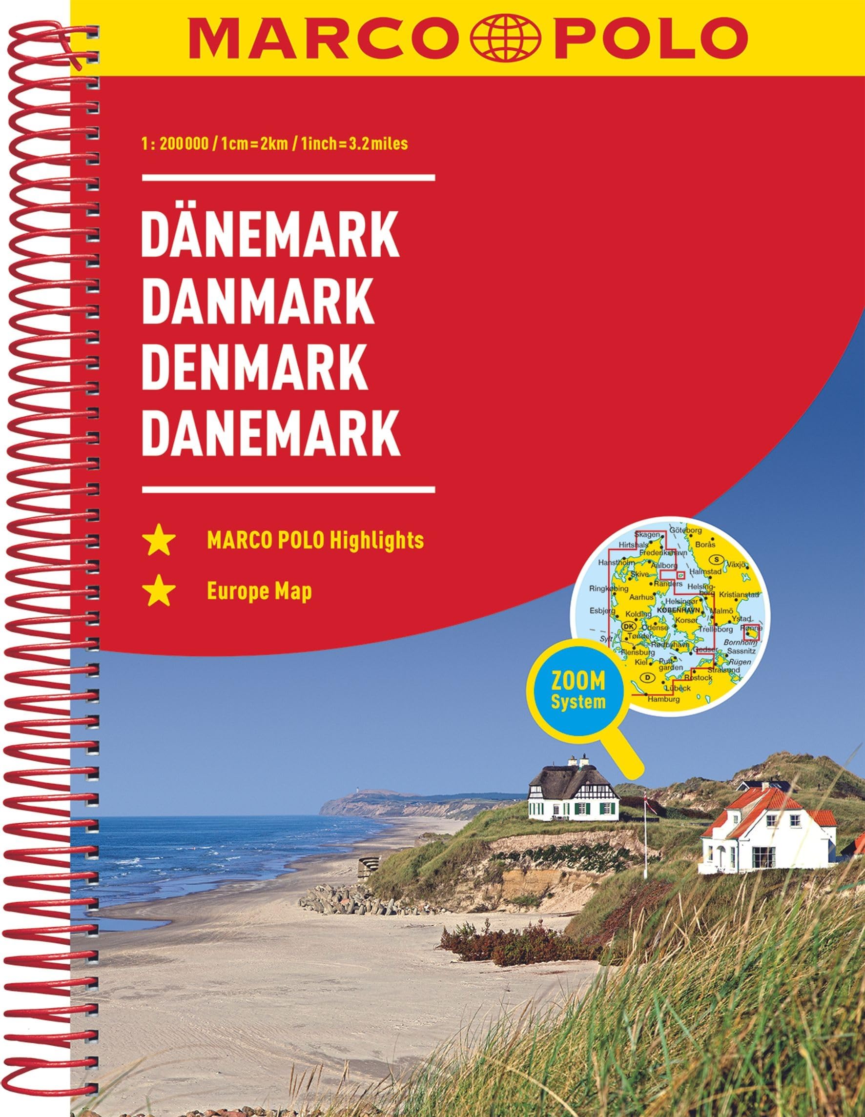 מפה MA דנמרק אטלס