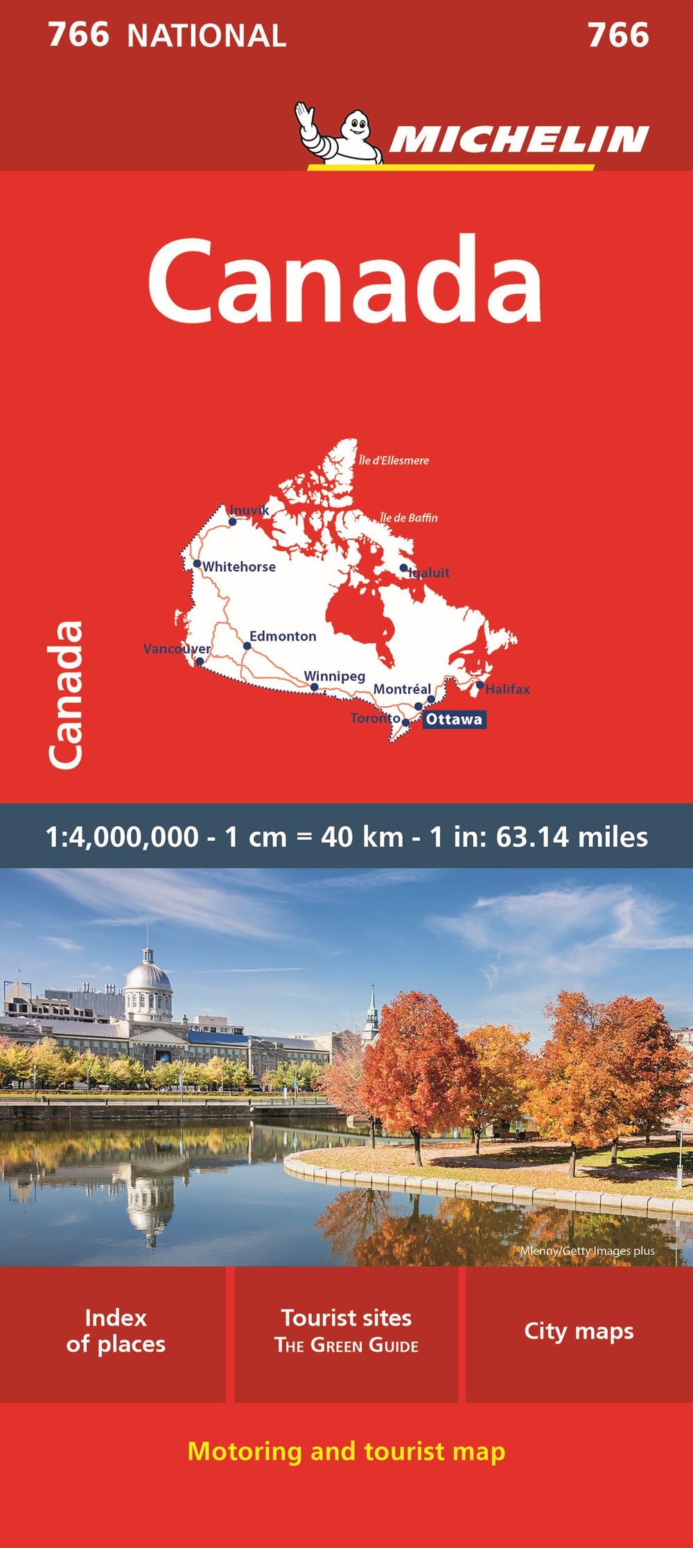 מפת קנדה 766 מישלן 